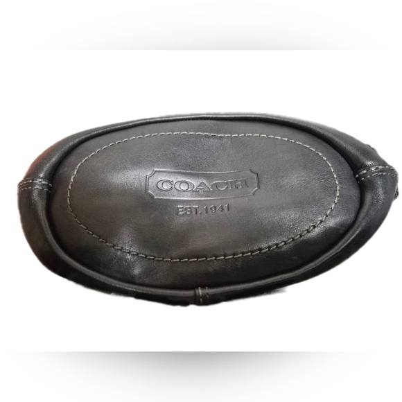 Coach ♟️Black BLEECKER Tattersall Style 11422 Vachetta Leather - Picture 5 of 11